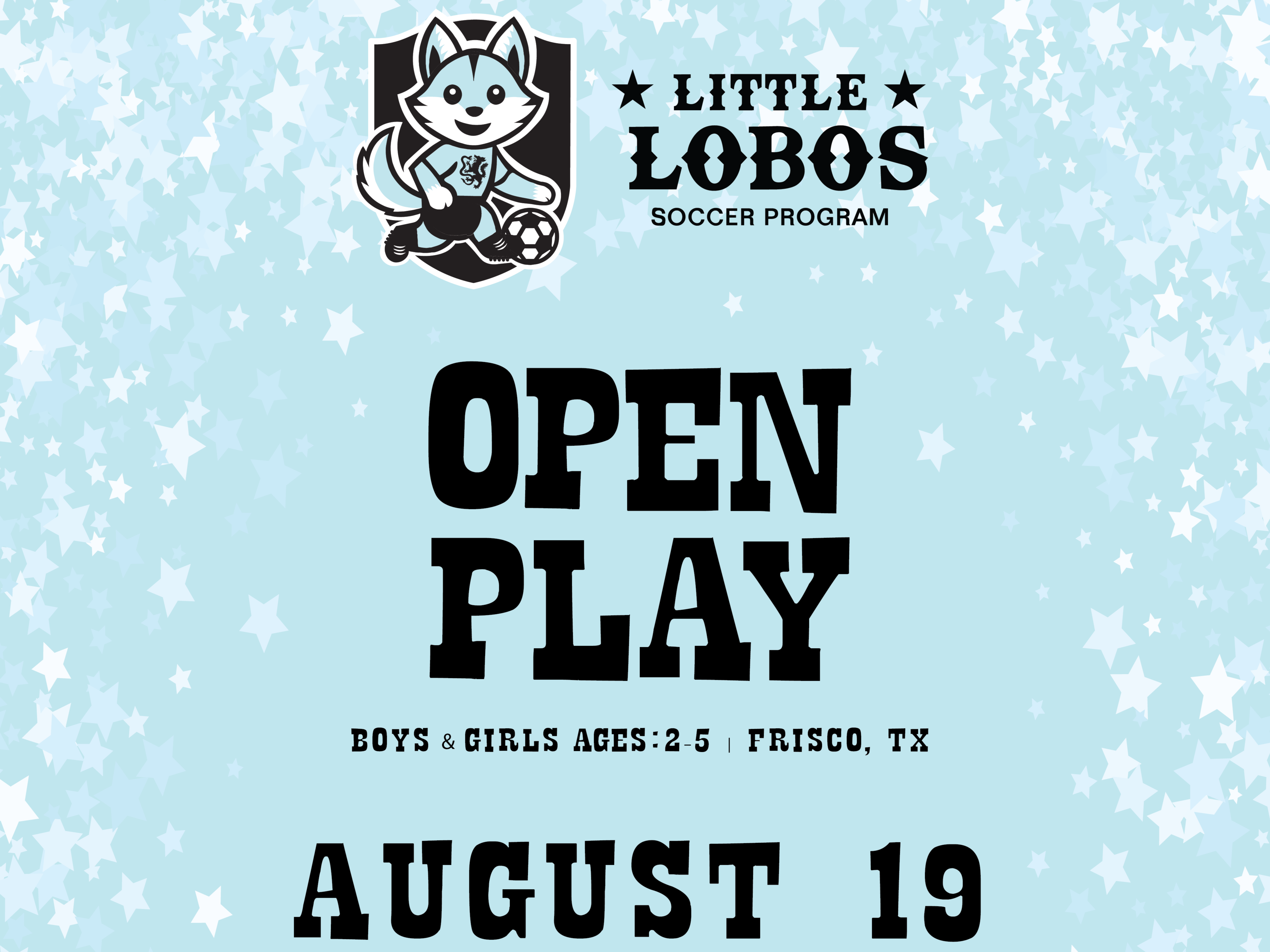 Little Lobos Soccer Open Play Frisco