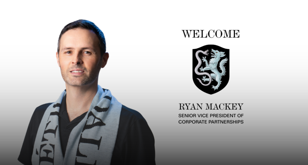 Welcome, Ryan Mackey, Senior Vice President of Corporate Partnerships